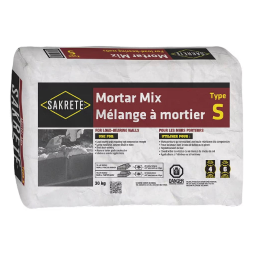 Mortar Mix Type S, 30 Kg
