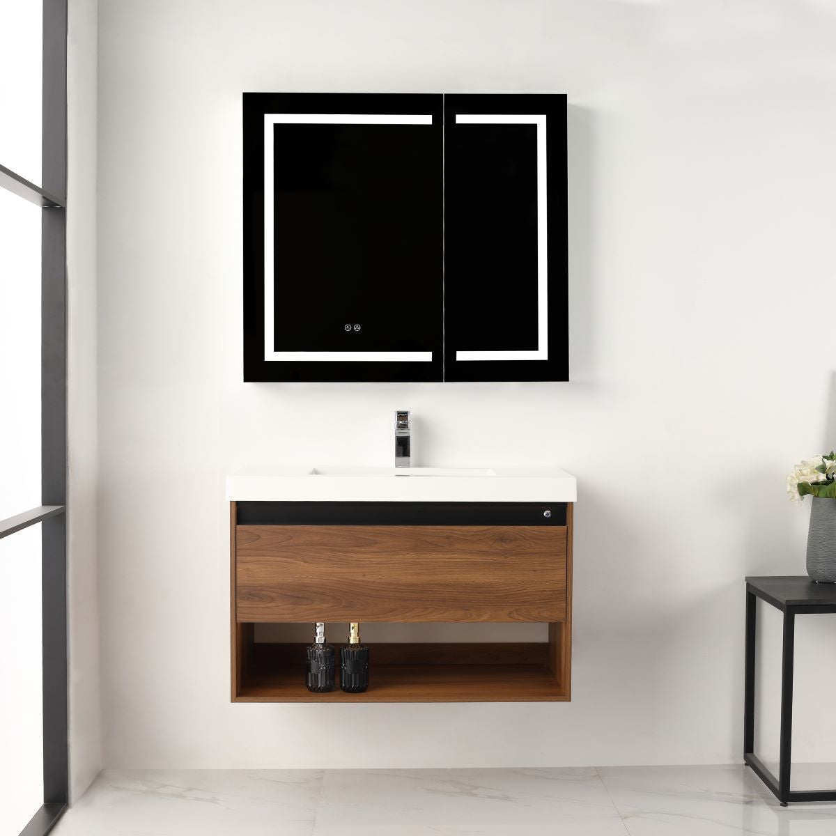 Bergen 30″ Vanity (Dual LED Illuminated)