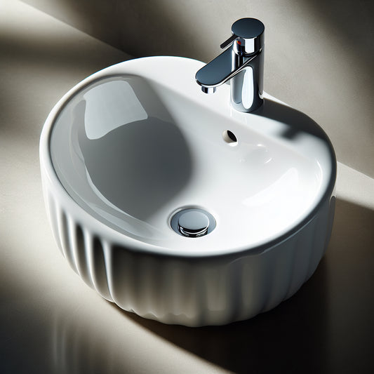 Ceramic Top-Mount Basin: C04 3018
