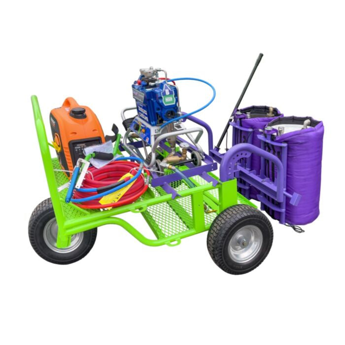 The FLIP Cart | Single-Ply and 2-Part Adhesive Roof Sprayer