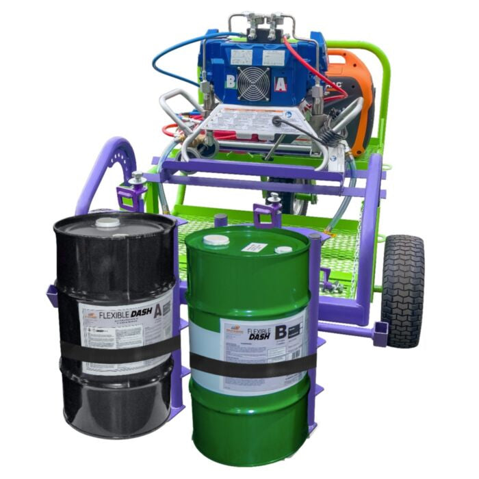 The FLIP Cart | Single-Ply and 2-Part Adhesive Roof Sprayer