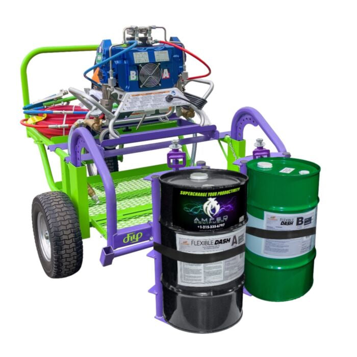 The FLIP Cart | Single-Ply and 2-Part Adhesive Roof Sprayer