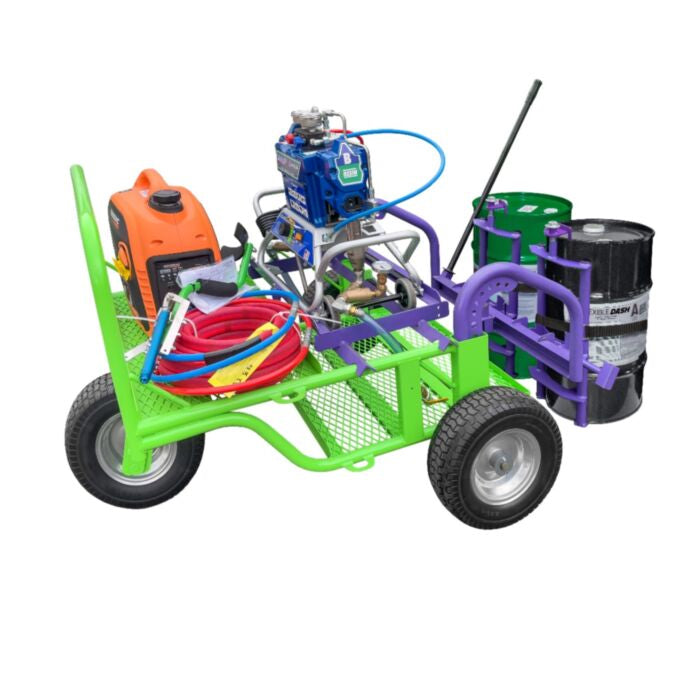 The FLIP Cart | Single-Ply and 2-Part Adhesive Roof Sprayer