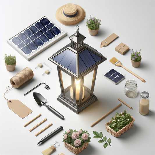 Solar-Powered Garden Lantern
